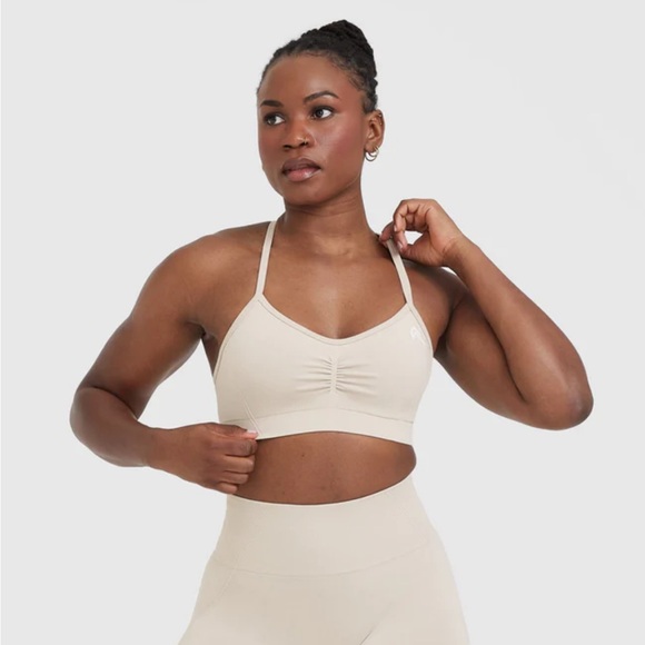 Oner Active Effortless Strappy Bralette in Sand | Small - Picture 1 of 5